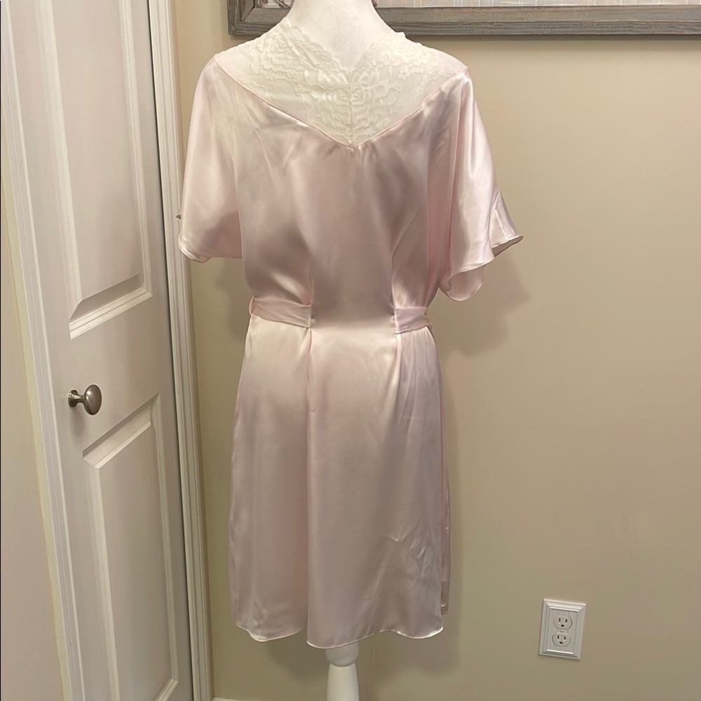 Linea Donatella Pink Sequin Robe Large - Picture 7 of 16